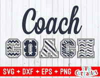 Pattern Coach | svg cut file