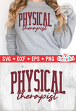 Physical Therapist | SVG Cut File