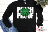 St. Patrick's Day Pinch Proof clover punchout