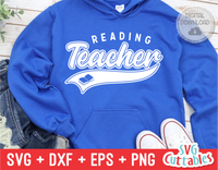 Reading Teacher | Teacher SVG Cut File
