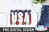 USA  | Fourth of July | PNG Sublimation File
