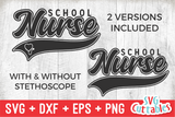 School Nurse Swoosh | SVG Cut File