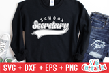Secretary Swoosh | Teacher SVG Cut File