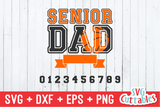 Senior Dad | Basketball SVG Cut File