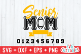 Senior Mom | Football SVG Cut File
