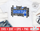 Sheriff Word Art | SVG Cut File