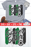Soccer Sister svg - Soccer Cut File
