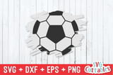 Paint Stroke | Soccer | SVG Cut File