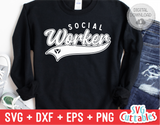 Social Worker Swoosh | School SVG Cut File