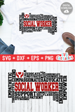 Social Worker Word Art