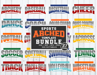 Sports Arched Template Bundle