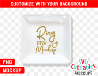 Ring Dish Mockup - PNG Mockup