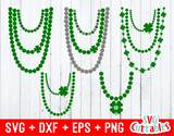 St. Patrick's Day  Necklace Vector Set of 5