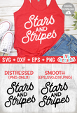 Stars And Stripes | Fourth of July | SVG Cuttable File