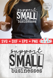 Support Small Businesses | Small Business SVG