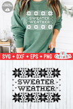 Sweater Weather | Christmas Cut File