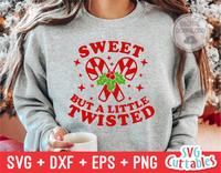 Sweet But A Little Twisted | Christmas SVG