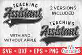 Teaching Assistant | Teacher SVG Cut File