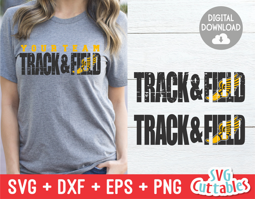 Track and Field Distressed
