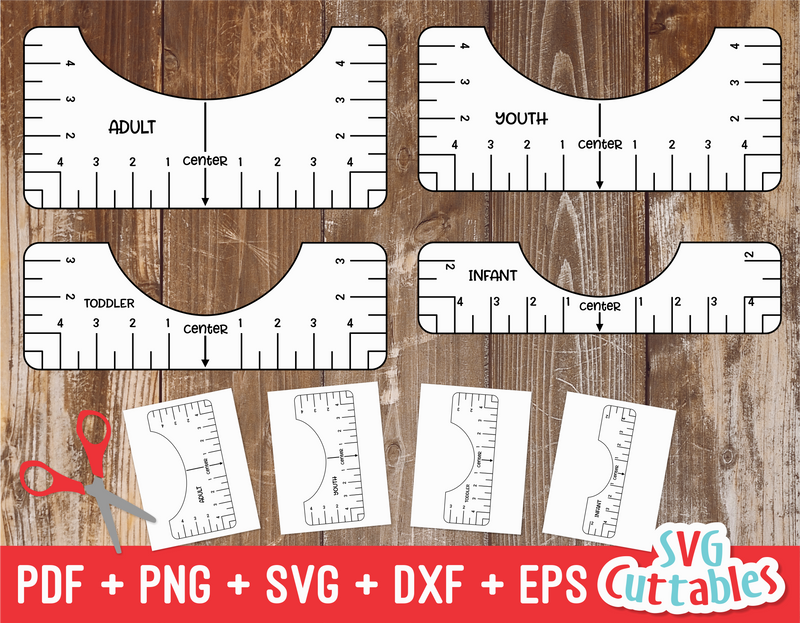 Tshirt Ruler SVG,Tshirt Alignment Tool Ruler, alignment tool ruler,  Printable tshirt ruler, alignment tool svg, printable alignment