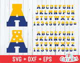 Two Color Sport Font, Sport Alphabet with Hearts