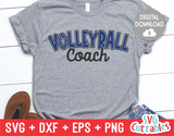 Volleyball Coach | SVG Cut File