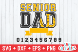 Senior Dad | Volleyball SVG Cut File