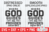Where God Guide He Provides | SVG Cut File