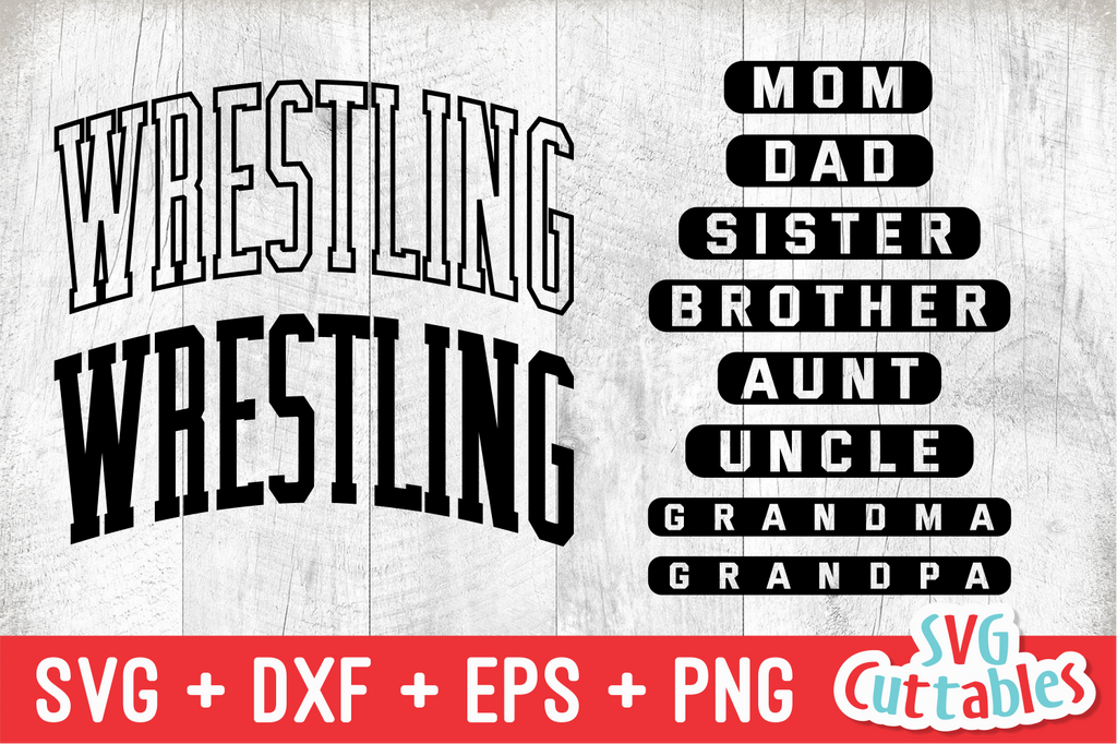 Wrestling Family Spirit | SVG Cut File | svgcuttablefiles