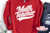 Math Teacher svg - Math Teacher - Occupation - Swoosh