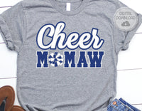 Cheer Mamaw svg, Cheer Mamaw dxf, Pom Pom svg, Cheer svg