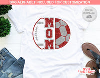 Soccer Mom and Football Mom svg - Soccer Mom