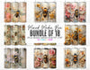 Mixed Media Bee 20 oz Skinny Tumbler png Bundle - Bee Sublimation Tumbler Wrap - png File - Straight and Tapered - Digital Download