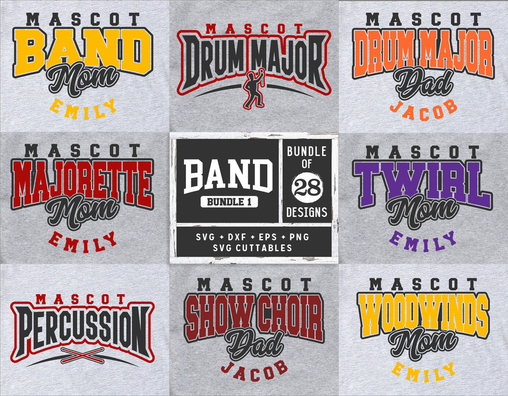 Band Lab Svg Band Template svg Bundle 1 Cut File - Bandk svg - Marching Band ...