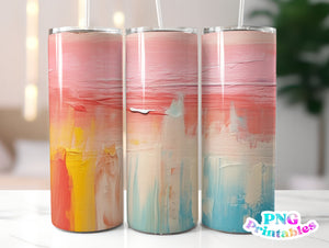Minimalist Abstract Painting 20 oz Skinny Tumbler png Design