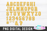 Chenille Alphabet png - Yellow Alphabet