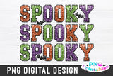 Spooky png - Halloween Sublimation Design