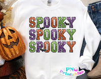 Spooky png - Halloween Sublimation Design