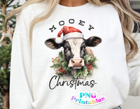 Mooey Christmas | Sublimation PNG