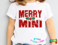 Merry Mini | Sublimation PNG