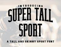 JP Super Tall Sport Font