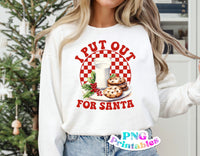 I Put Out For Santa | Sublimation PNG