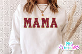 Chenille Alphabet Maroon and Gold | Sublimation PNG