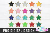Chenille Stars | Sublimation PNG