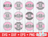 Monogram frame set of 12