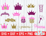 Princess Crown, Princess Monogram, Wand