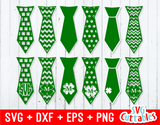 St. Patrick's Day Tie Set of 12