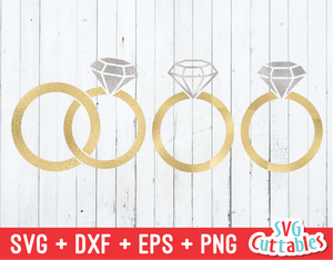 Wedding Rings  | SVG Cut File